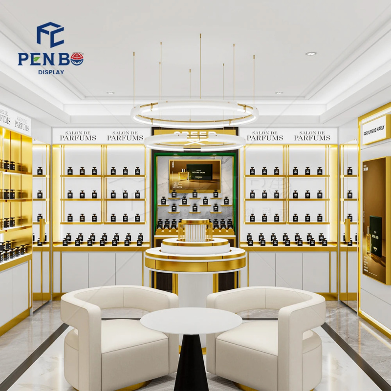 Perfume Fragrance Bar - Etalase Parfum Gaya Arab Mewah Kustom,