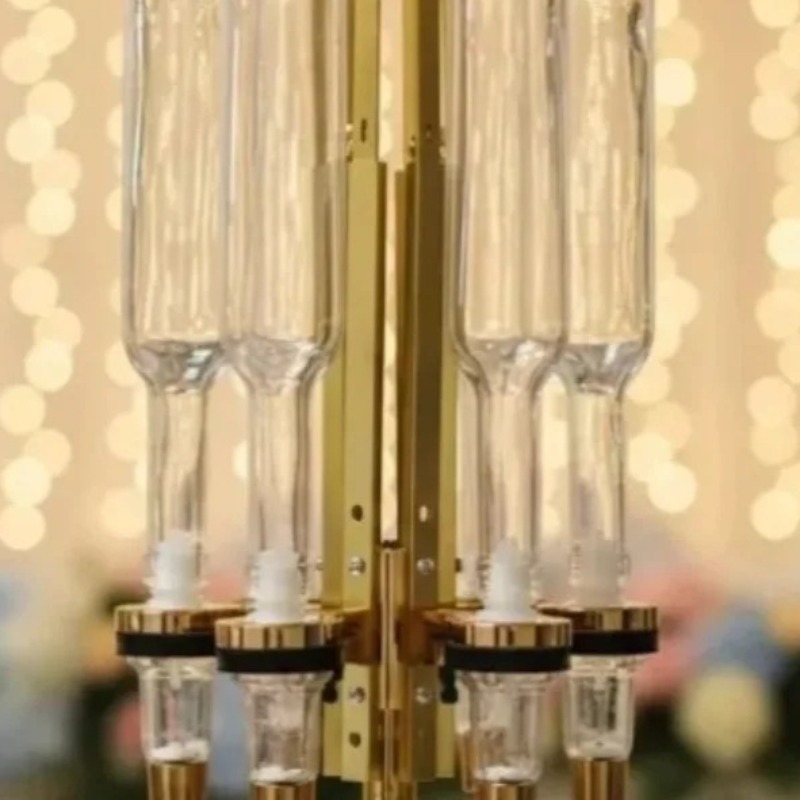 Perfume Fragrance Bar - 6 Dispenser Parfum Kepala Pompa Emas/Perak