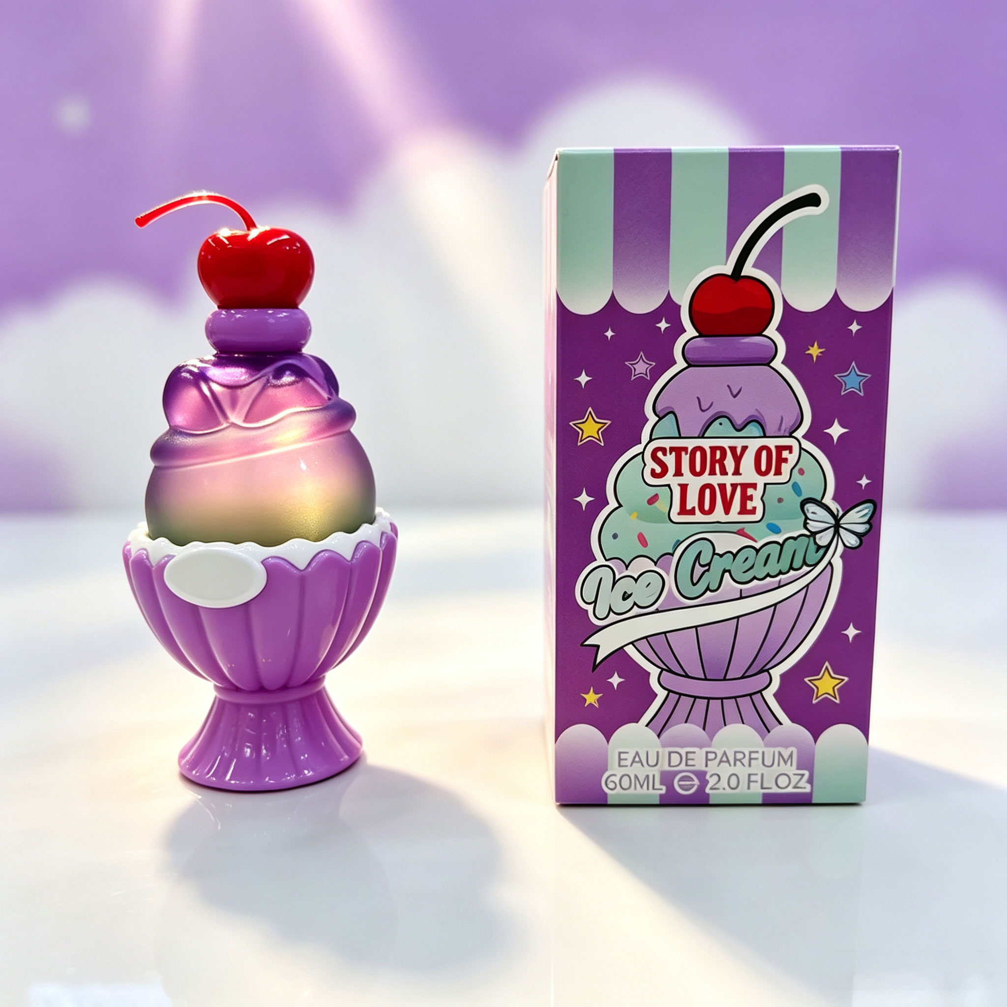 Eau De Parfum Berbentuk Es Kri - Perfume Fragrance For Girls ulasan dan harga
