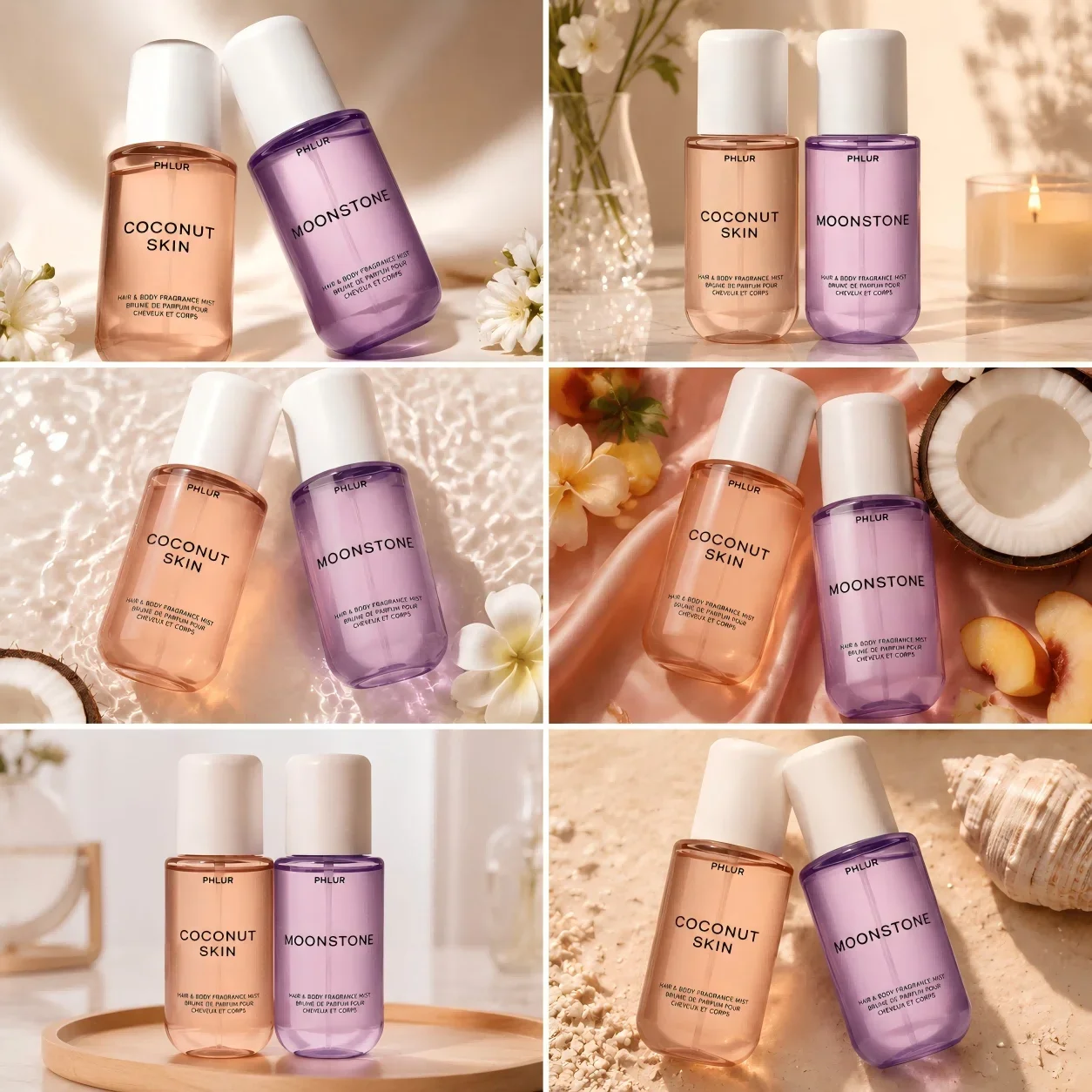 PHLUR Coconut Skin & Moonstone - Fragrance Perfume Spray ulasan dan harga