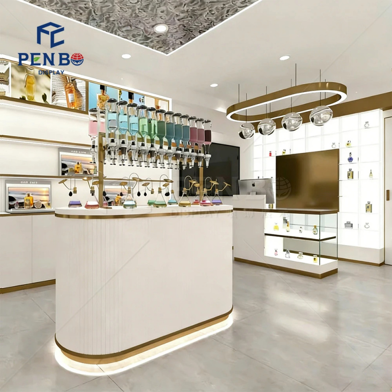 Lemari Pajang Parfum Bercahaya - Perfume Fragrance Bar ulasan dan harga