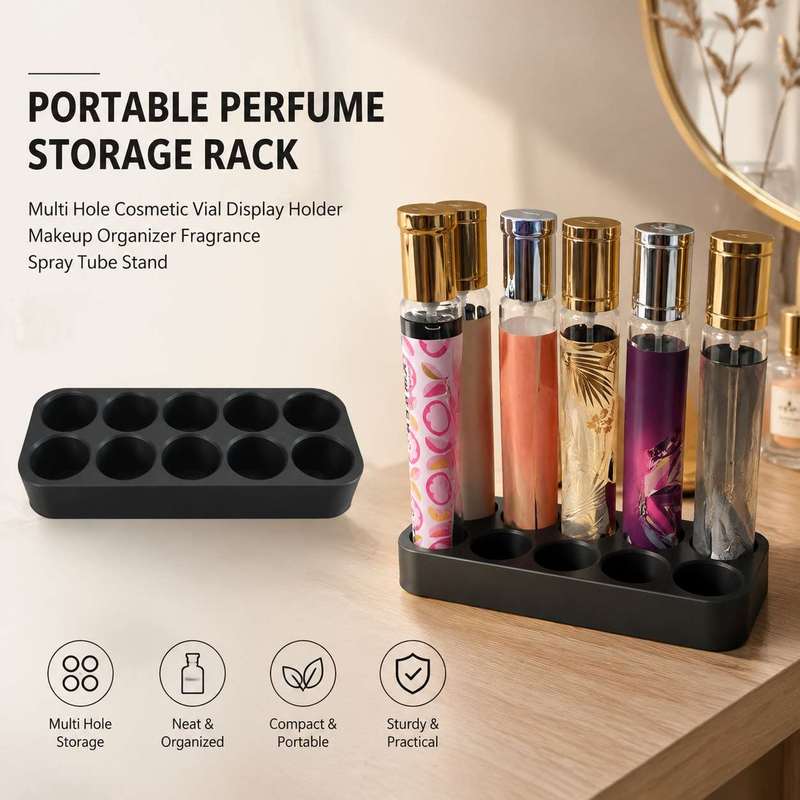 Rak Organizer Parfum Multi Slo - Perfume Fragrance Making ulasan dan harga